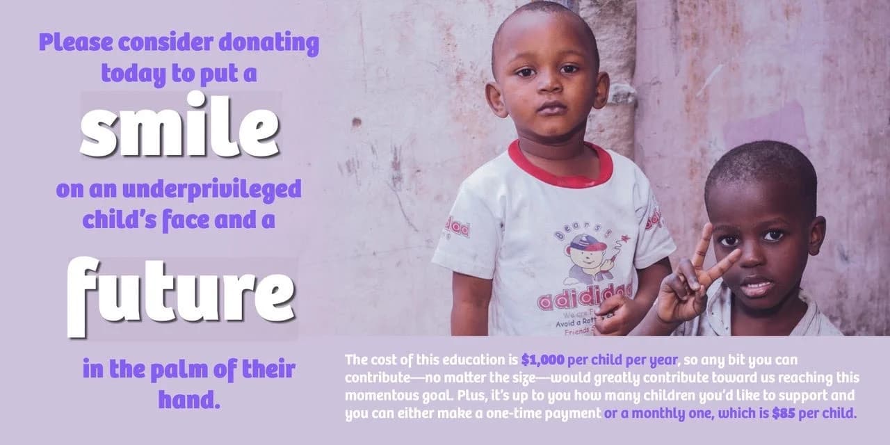 Educating the Children of The Galaxie Foundation Orphanage