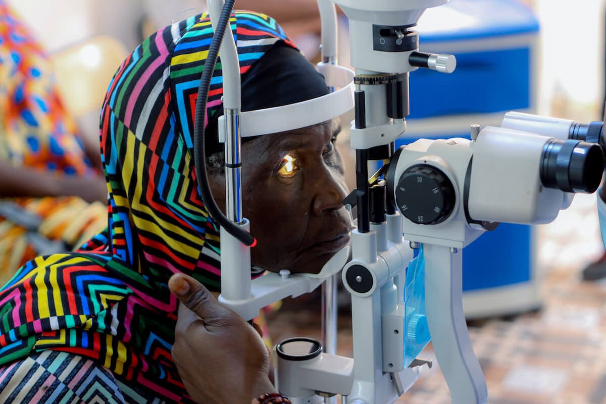 Cataract care outreach in rural Mali