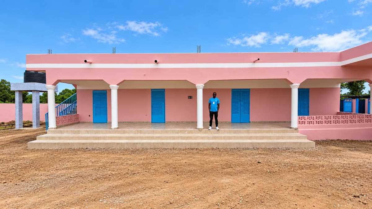 Exterior of the medical centre