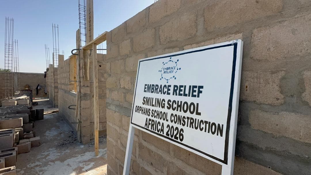 First floor construction at the Smiling School