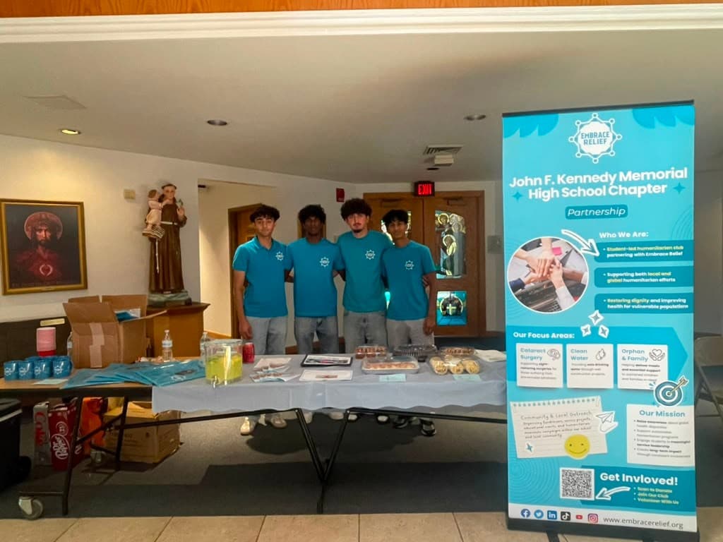Faith, Generosity, and Service: Embrace Relief Visits Saint Cecelia Church
