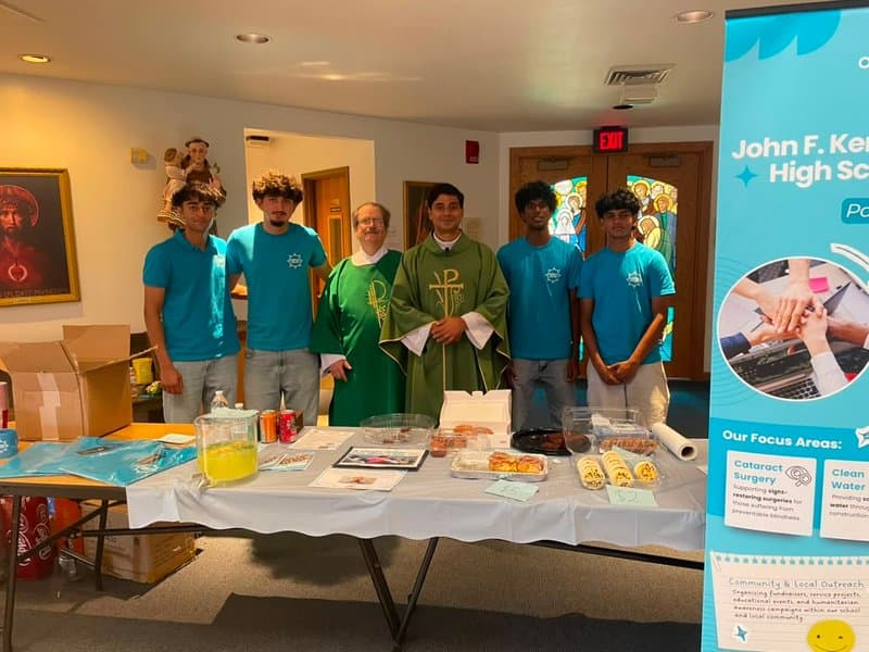 Faith, Generosity, and Service: Embrace Relief Visits Saint Cecelia Church