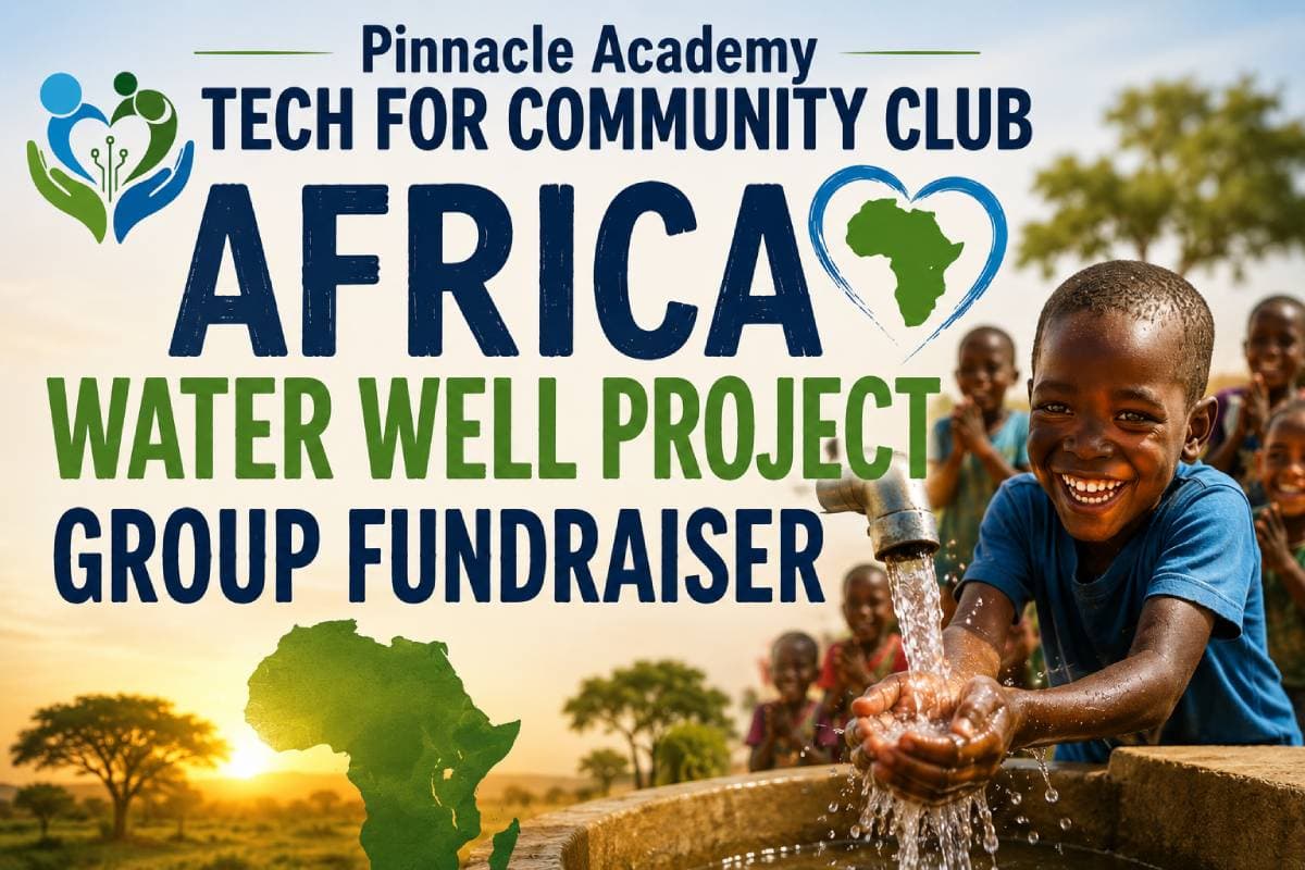 Pinnacle Academy – Tech for Community Club – Africa Water Well Project Group Fun