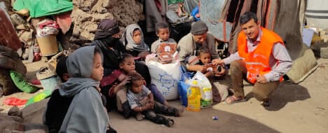 Yemen Bread Distribution
