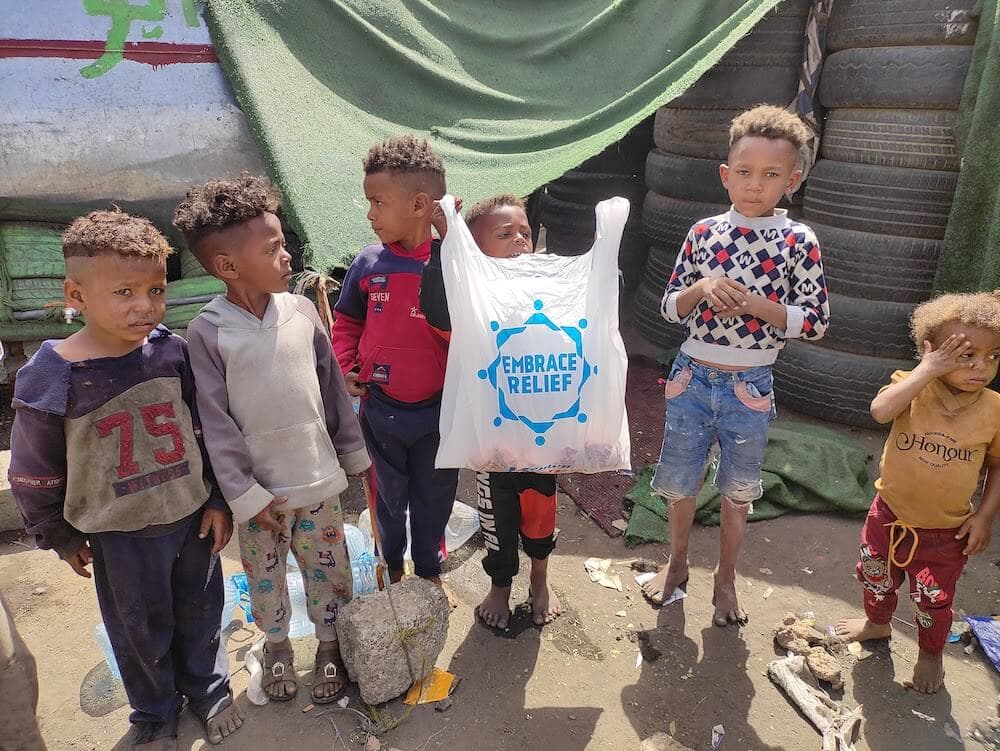 Yemen Bread Distribution