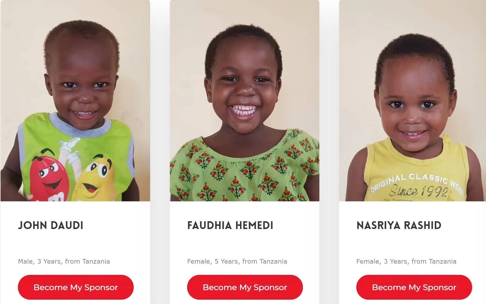 Sponsoring a Child's Success