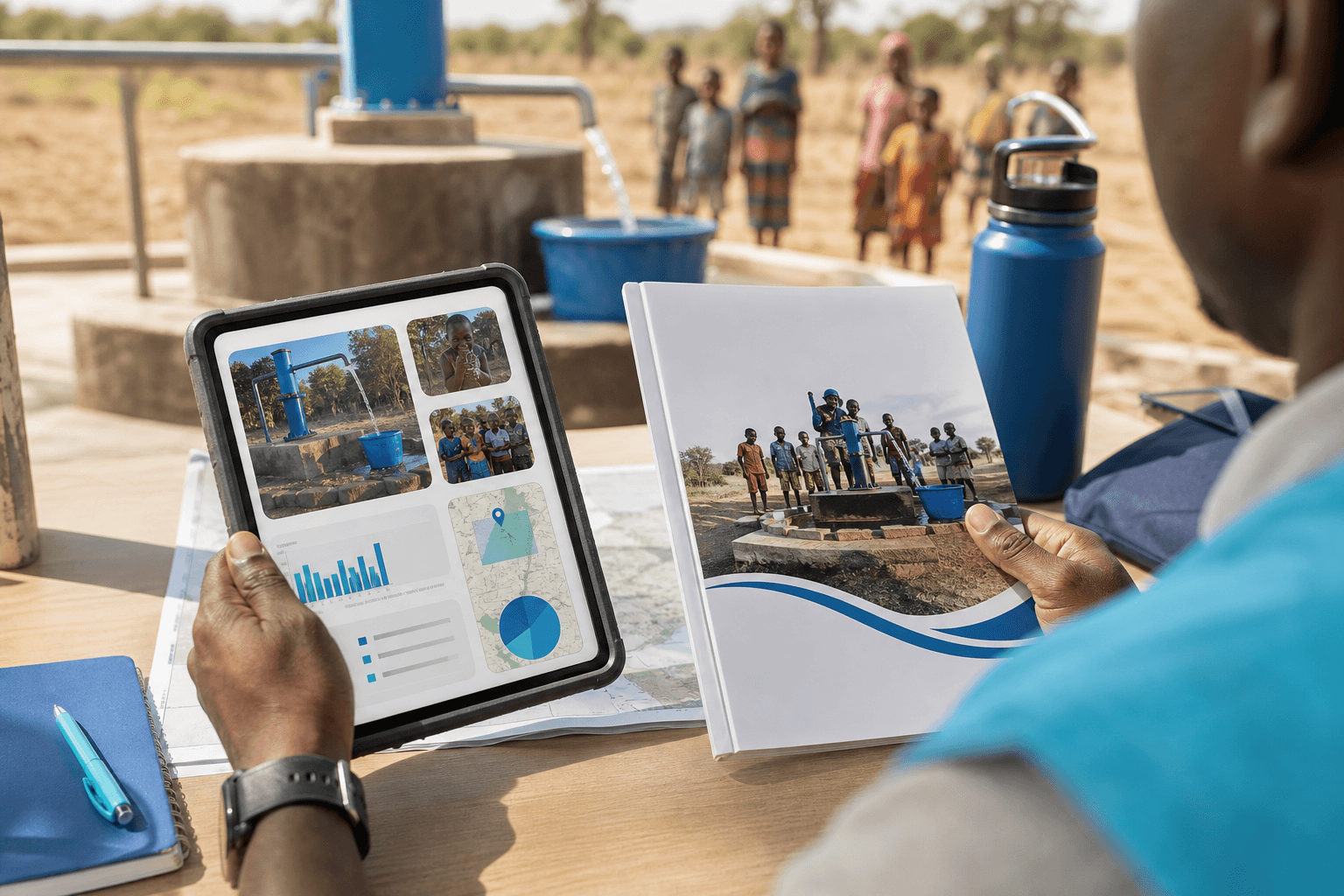 Clean water project completion reporting