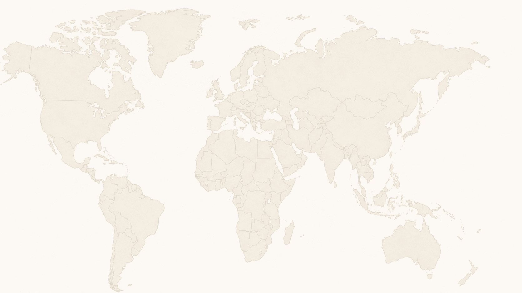 World map showing countries with Embrace Relief partner orphanages