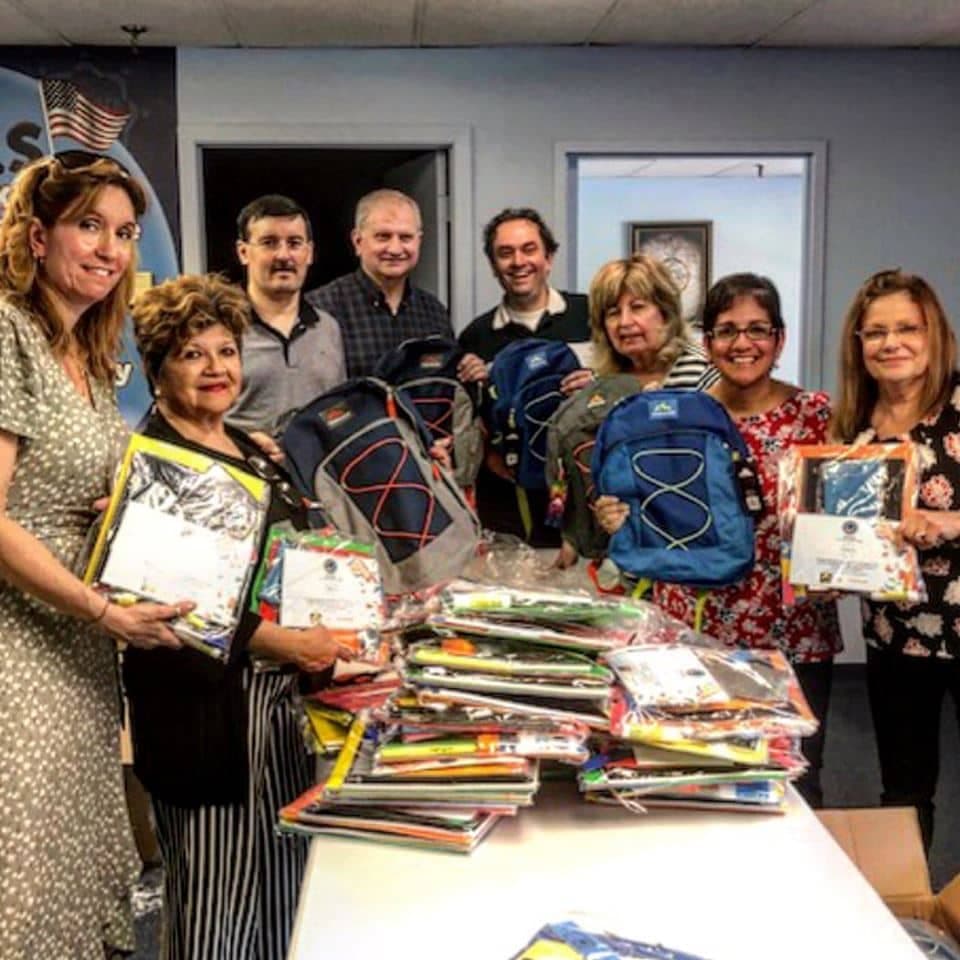 School Supply Drives with the FBI Citizens Academy Newark