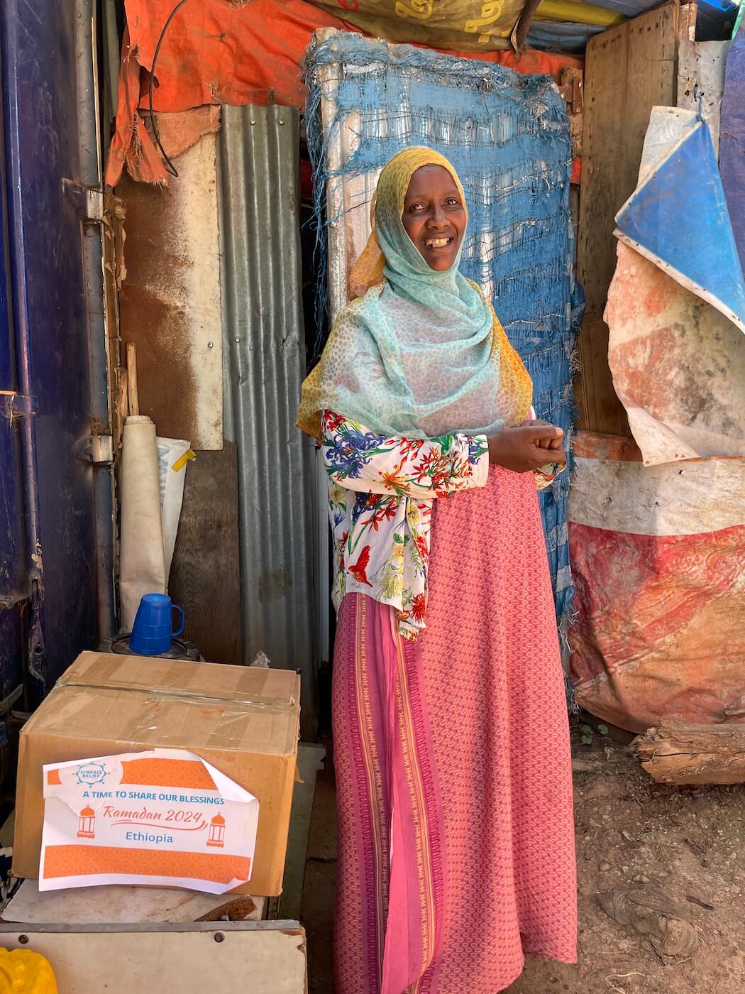 Conceptual image representing giving Zakat with Embrace Relief