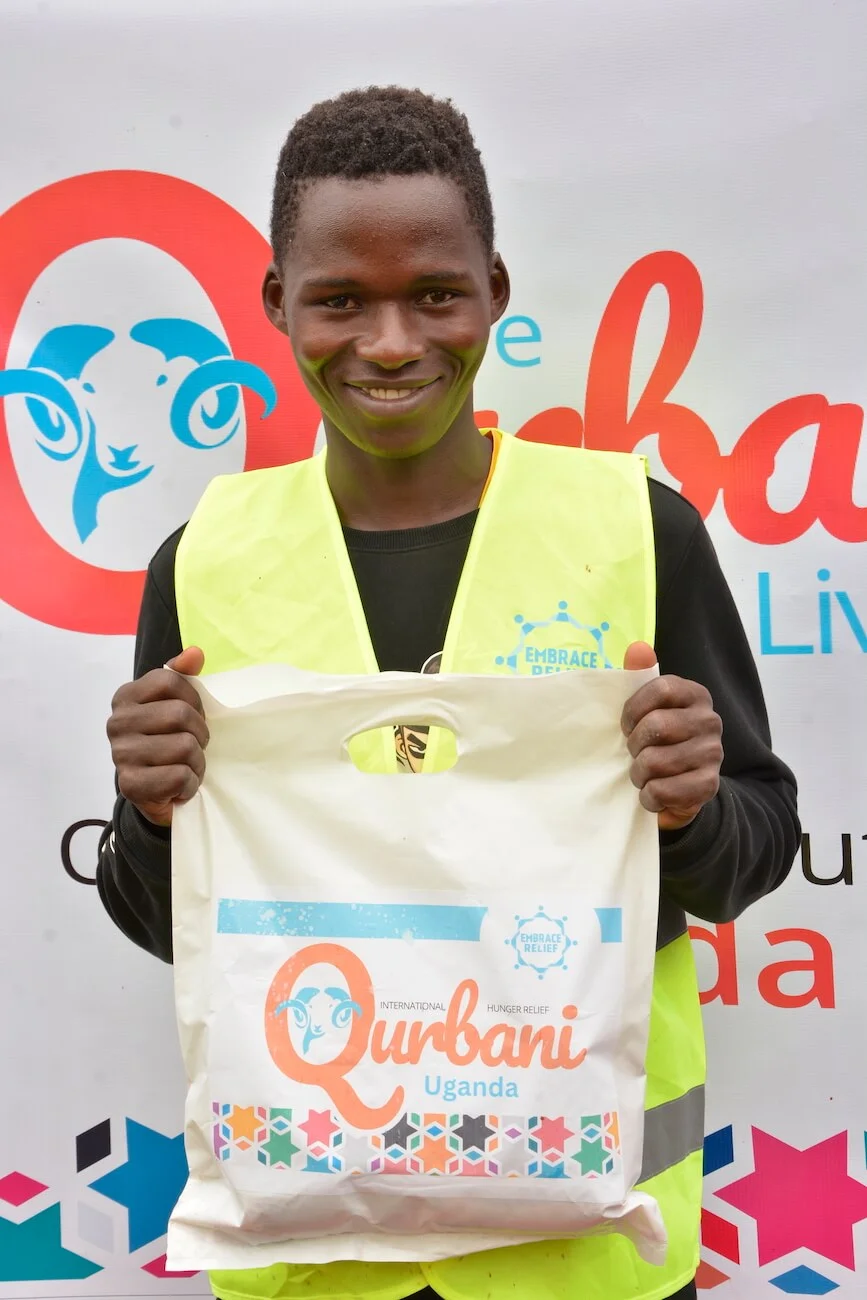 Community sharing Qurbani meat
