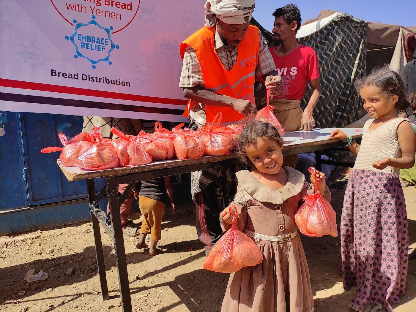 Fundraiser support for Embrace Relief hunger initiatives