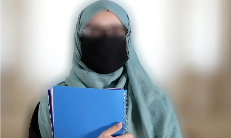 Afghan women students participating in the L.E.A.R.N. program