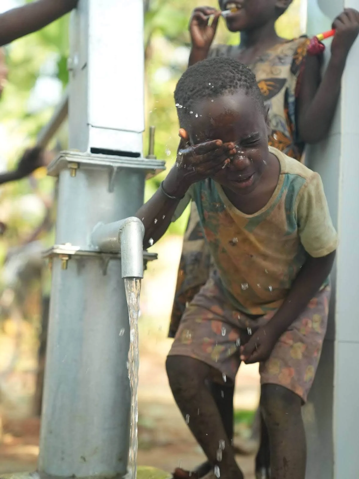 Embrace Relief well construction site in Africa