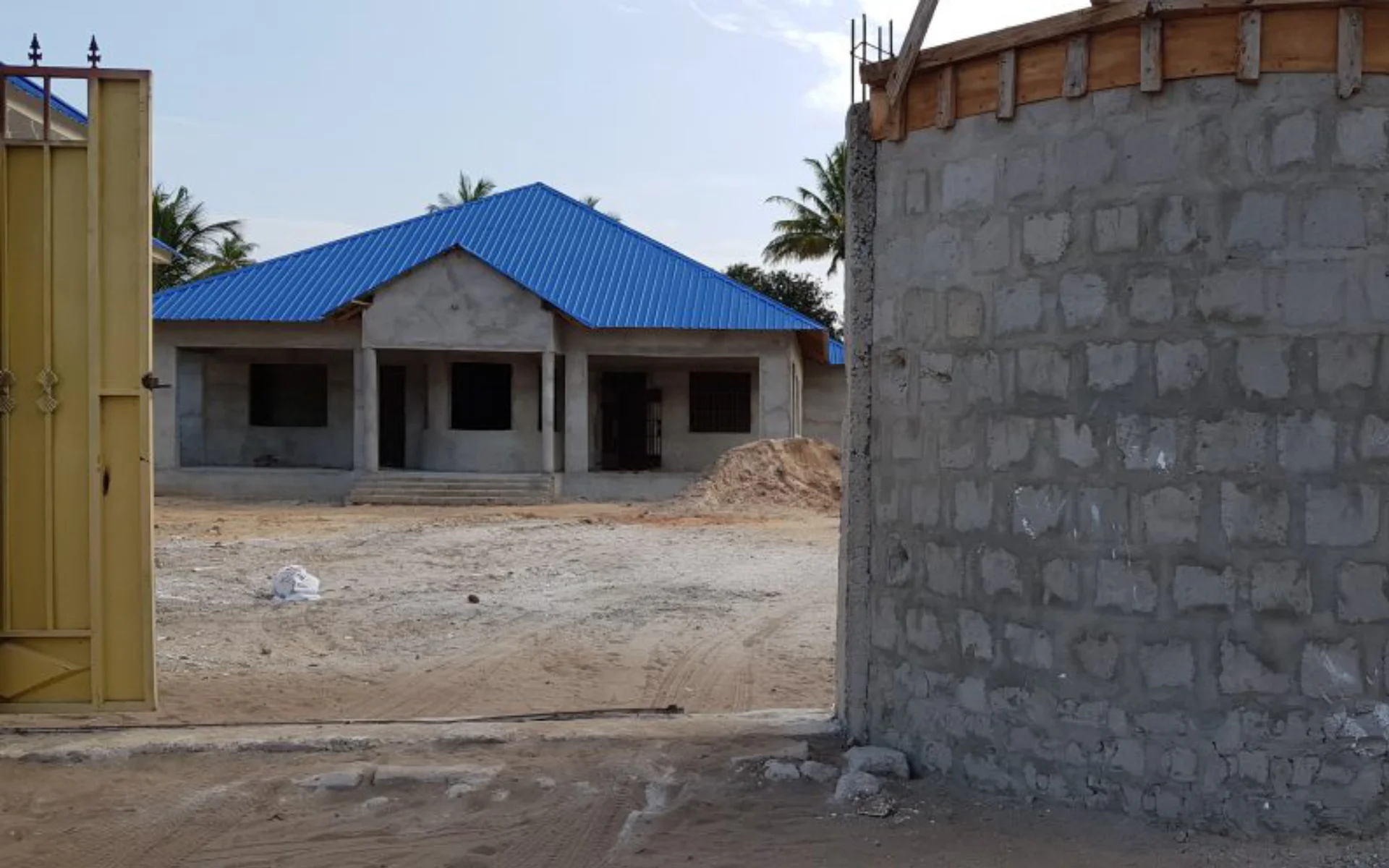 Exterior view of Amani Orphanage before renovation