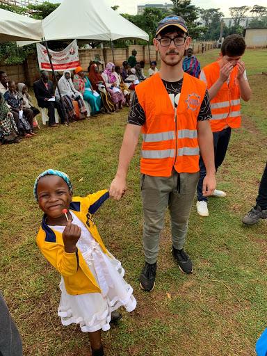 Youth Island group members engaging with the local community in Uganda