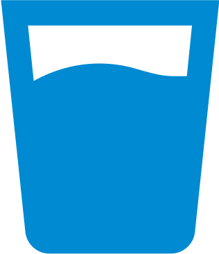 Illustration of a cup representing portion control and calorie awareness