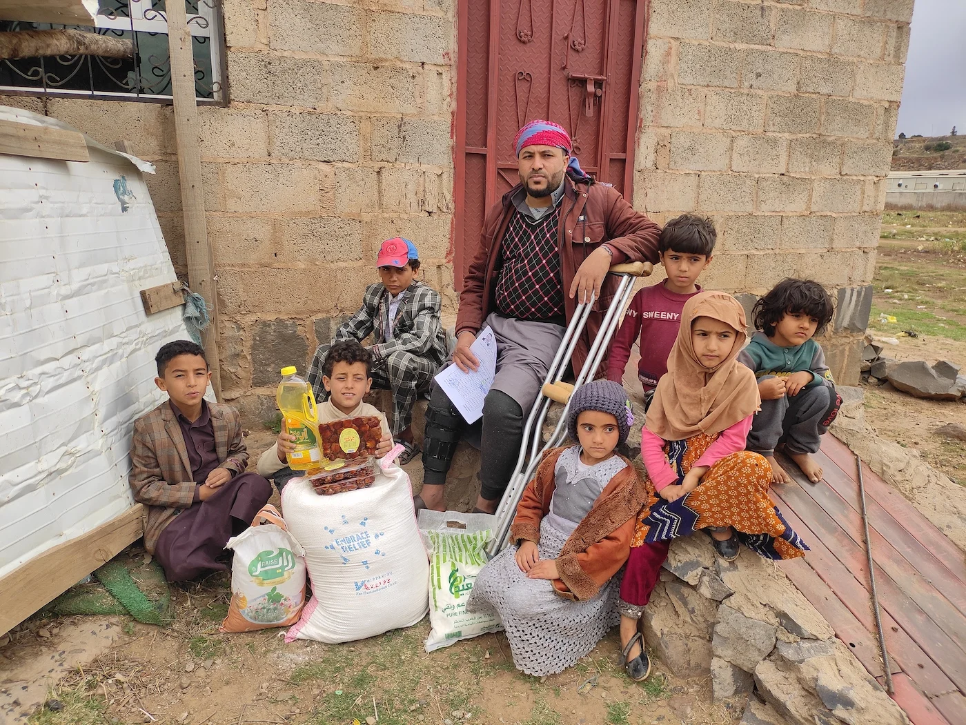 Food distribution for International Hunger Relief during Ramadan